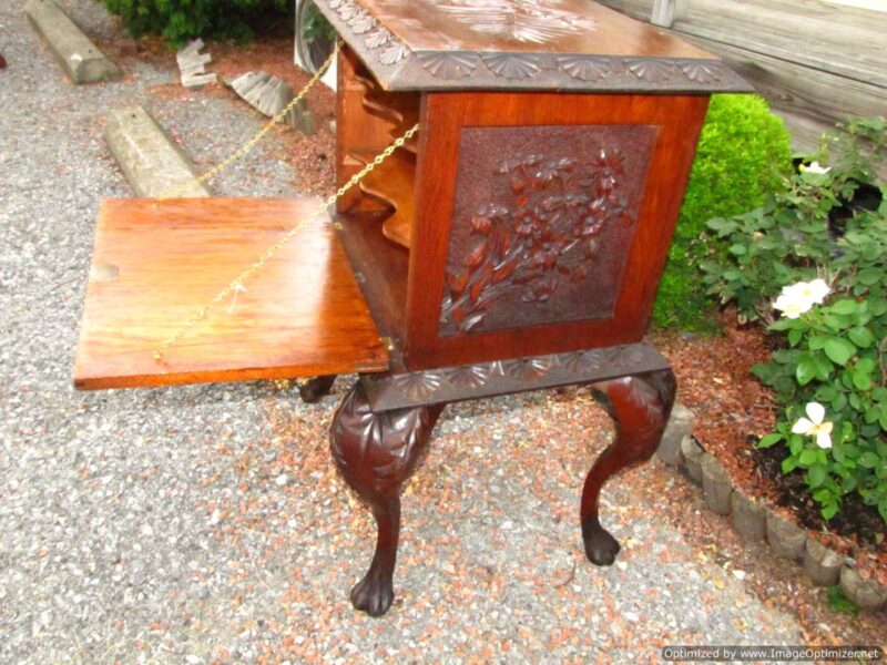 Carved Music Cabinet by Cincinnati Art W3894 - Image 21