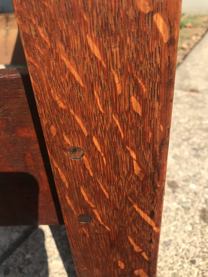 SUPERB Antique Paine Furniture (Lifetime) Drop Arm Settle W4401 - Image 13