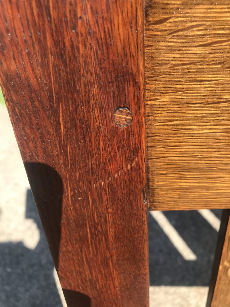SUPERB Antique Paine Furniture (Lifetime) Drop Arm Settle W4401 - Image 12