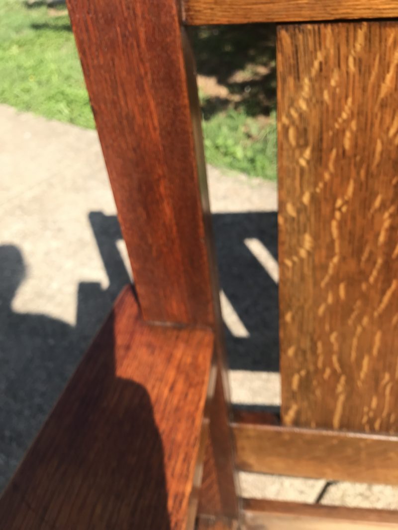 SUPERB Antique Paine Furniture (Lifetime) Drop Arm Settle W4401 - Image 11