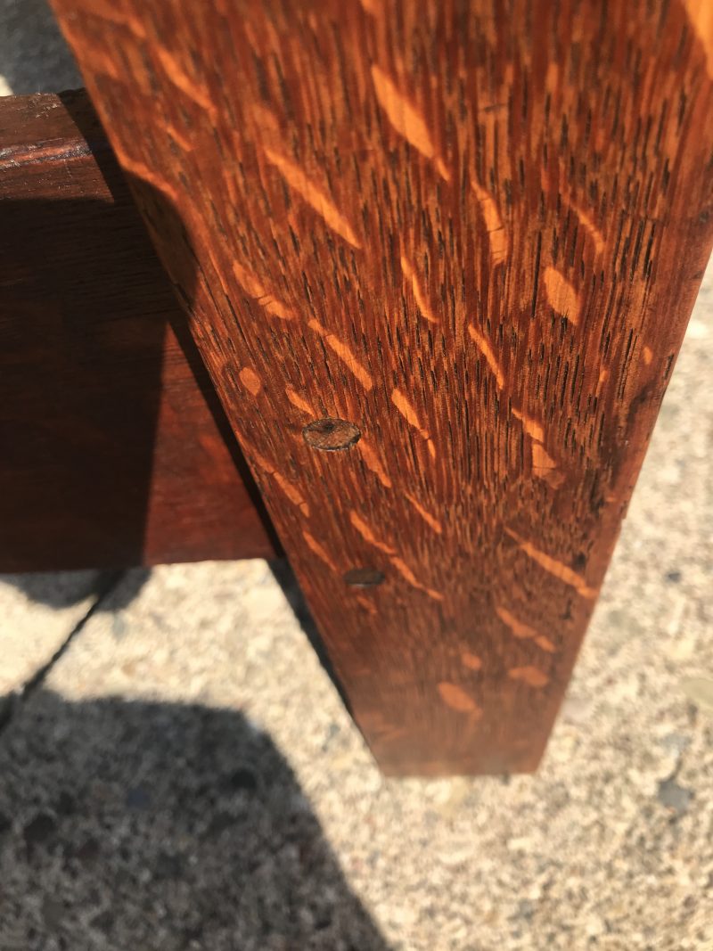 SUPERB Antique Paine Furniture (Lifetime) Drop Arm Settle W4401 - Image 8