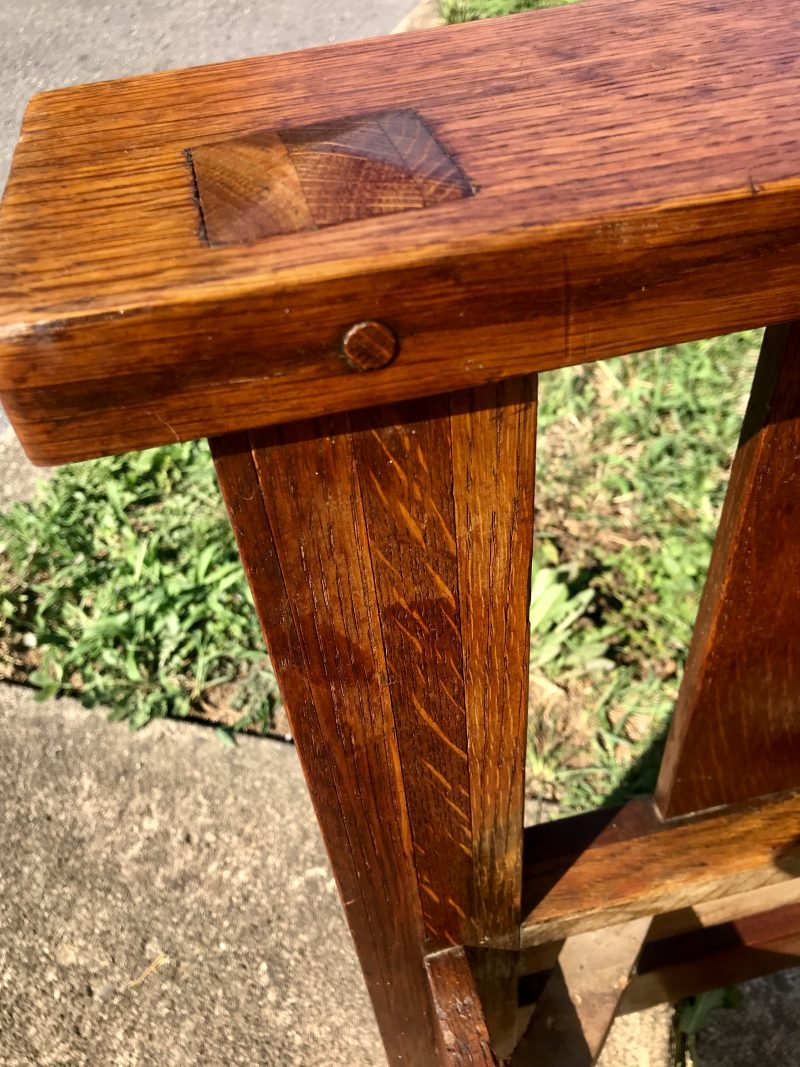 SUPERB Antique Paine Furniture (Lifetime) Drop Arm Settle W4401 - Image 5