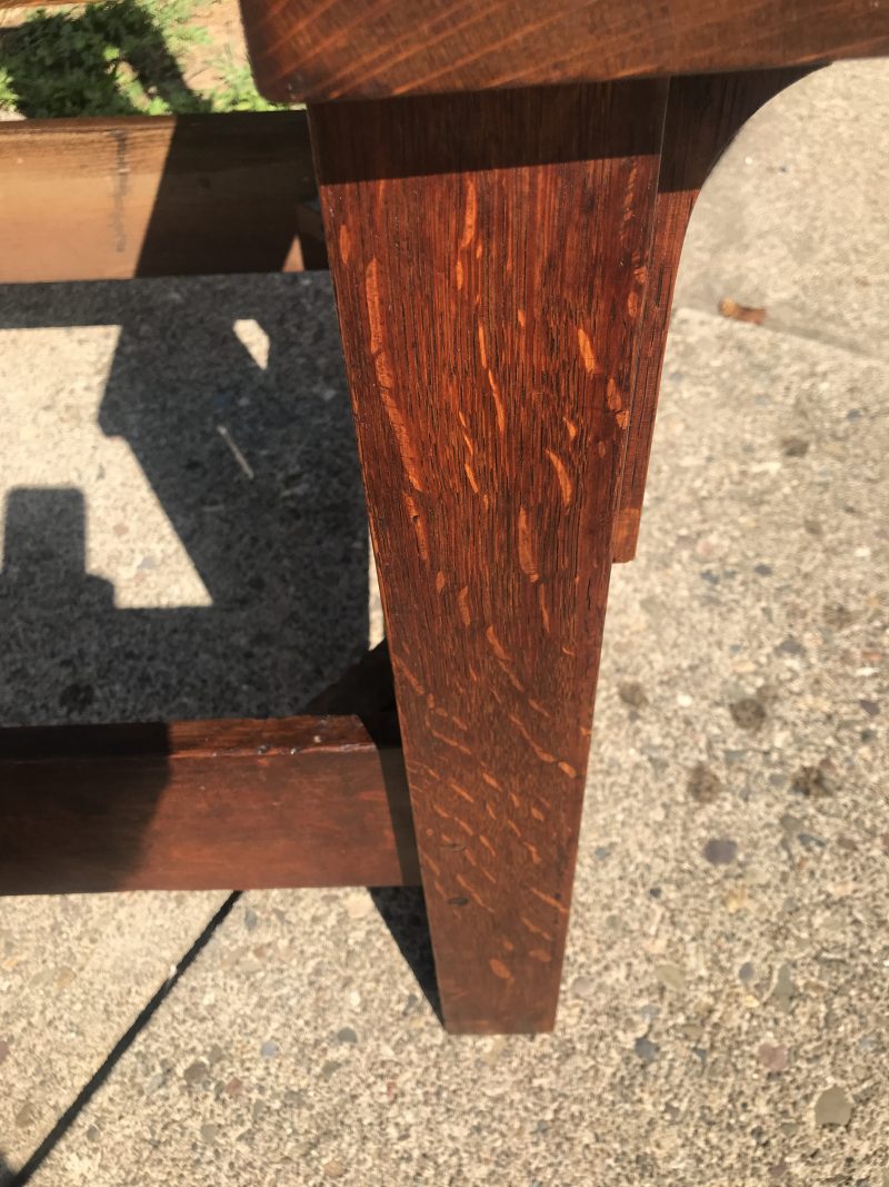 SUPERB Antique Paine Furniture (Lifetime) Drop Arm Settle W4401 - Image 15