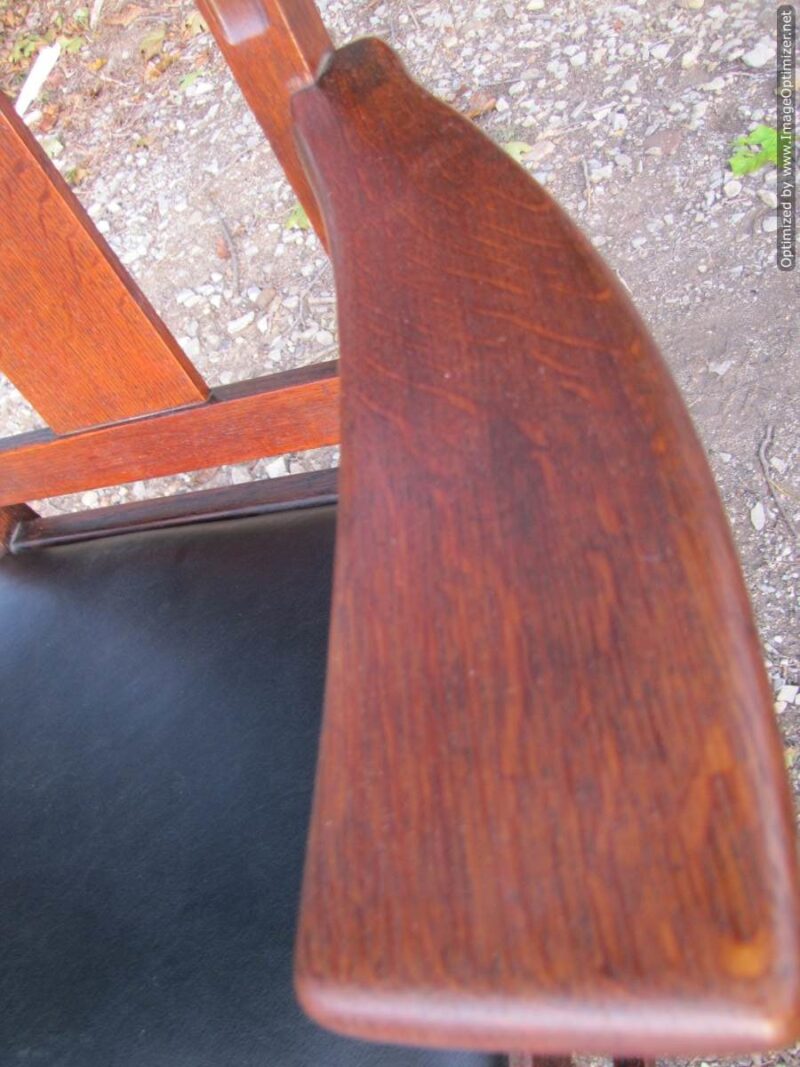 Great Antique set of 6 Limbert Dining Chairs A&C Stickley era W4430 - Image 12