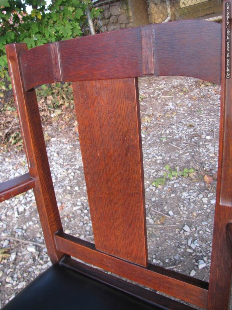 Great Antique set of 6 Limbert Dining Chairs A&C Stickley era W4430 - Image 14