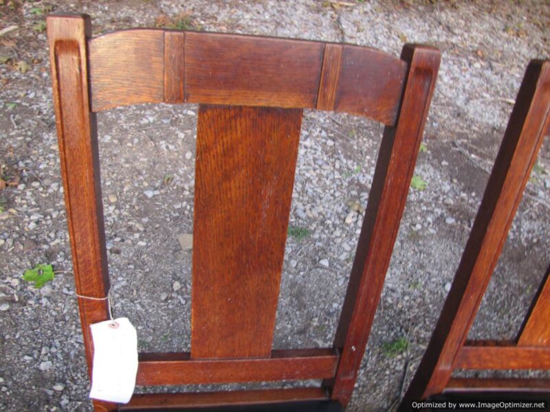 Great Antique set of 6 Limbert Dining Chairs A&C Stickley era W4430 - Image 15