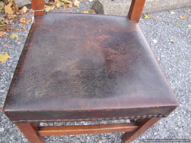 Early Antique Gustav Stickley Chair W4465 - Image 8