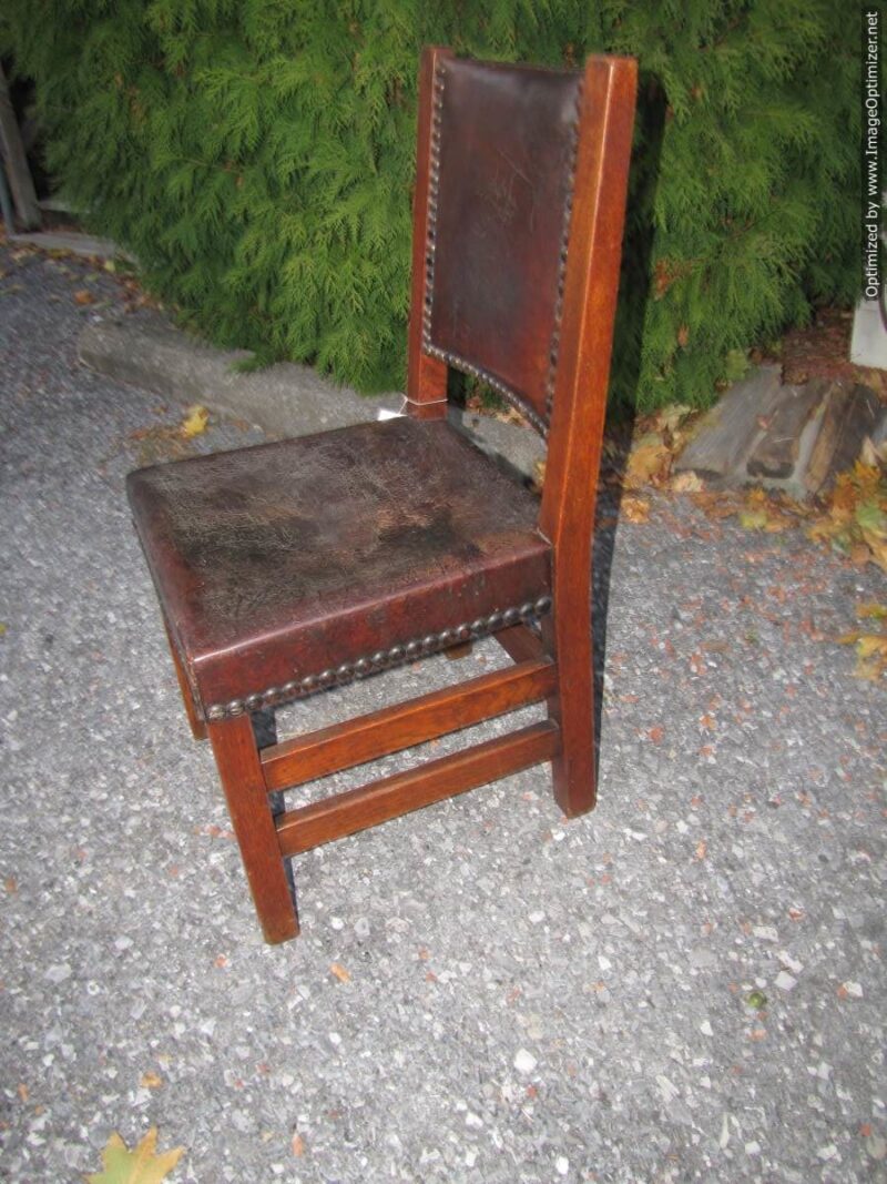 Early Antique Gustav Stickley Chair W4465 - Image 9