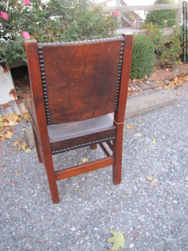 Early Antique Gustav Stickley Chair W4465 - Image 11