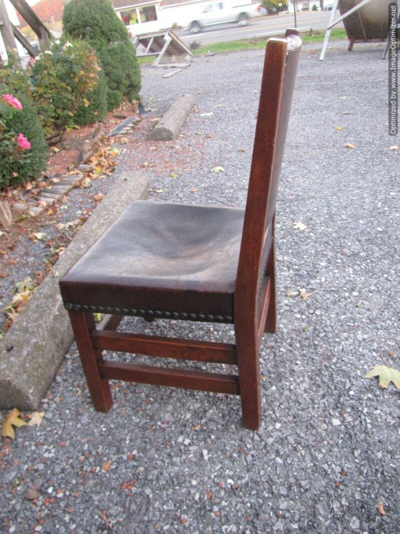 Early Antique Gustav Stickley Chair W4465 - Image 12