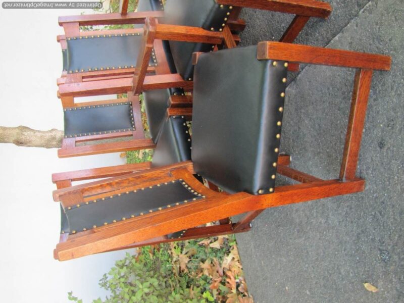 Set of 6 Limbert Dining Chairs w/ Captains Chair W4797 - Image 2