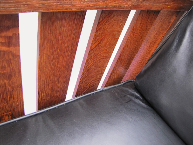 Antique J.M. Young Morris Chair with Slots w5198 - Image 8