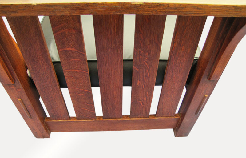 Antique J.M. Young Morris Chair with Slots w5198 - Image 7