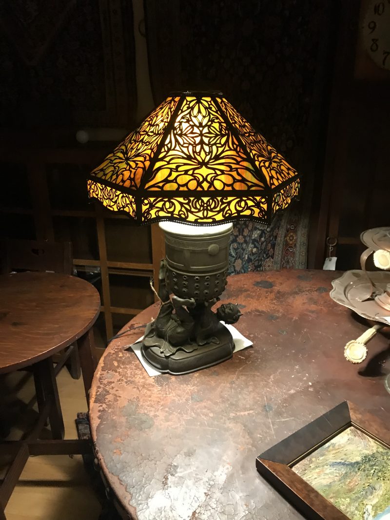 Antique Exotic Table Lamp. W5820 - Image 3
