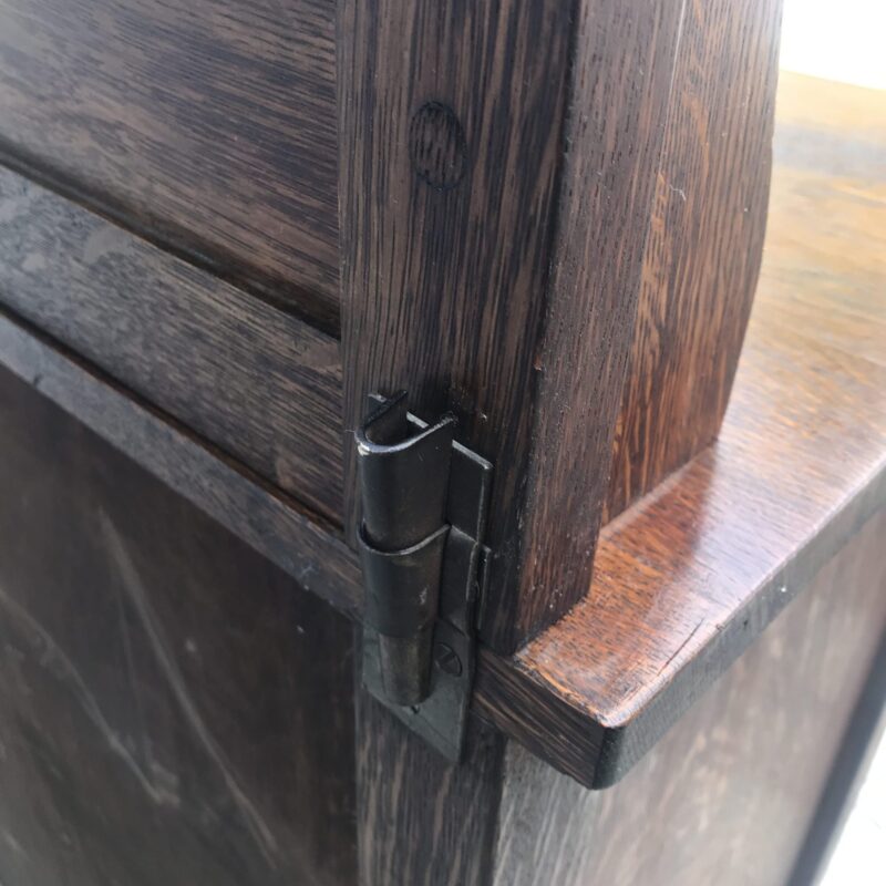W5899 SUPERB L&G Stickley Sideboard with Hammered Copper Strap - Image 13