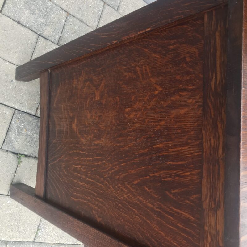W5899 SUPERB L&G Stickley Sideboard with Hammered Copper Strap - Image 11