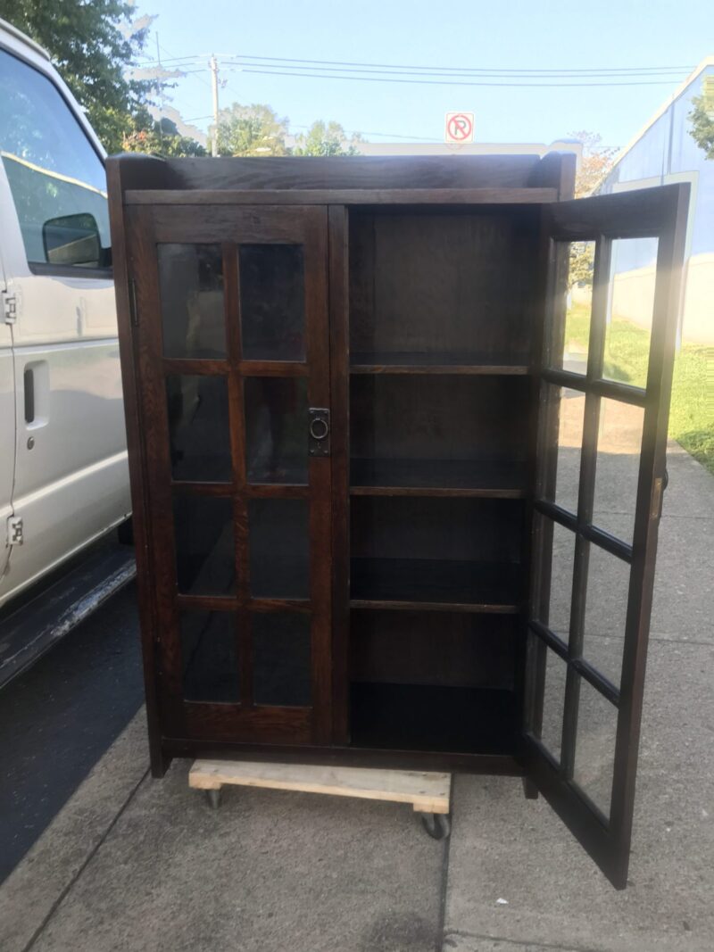 SUPERB Gustav Stickley Narrow Bookcase W6000 - Image 24