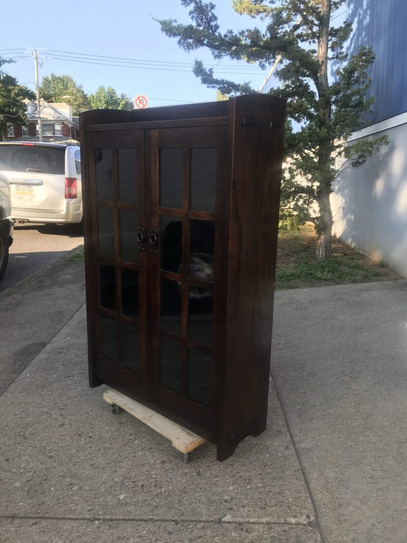SUPERB Gustav Stickley Narrow Bookcase W6000 - Image 17