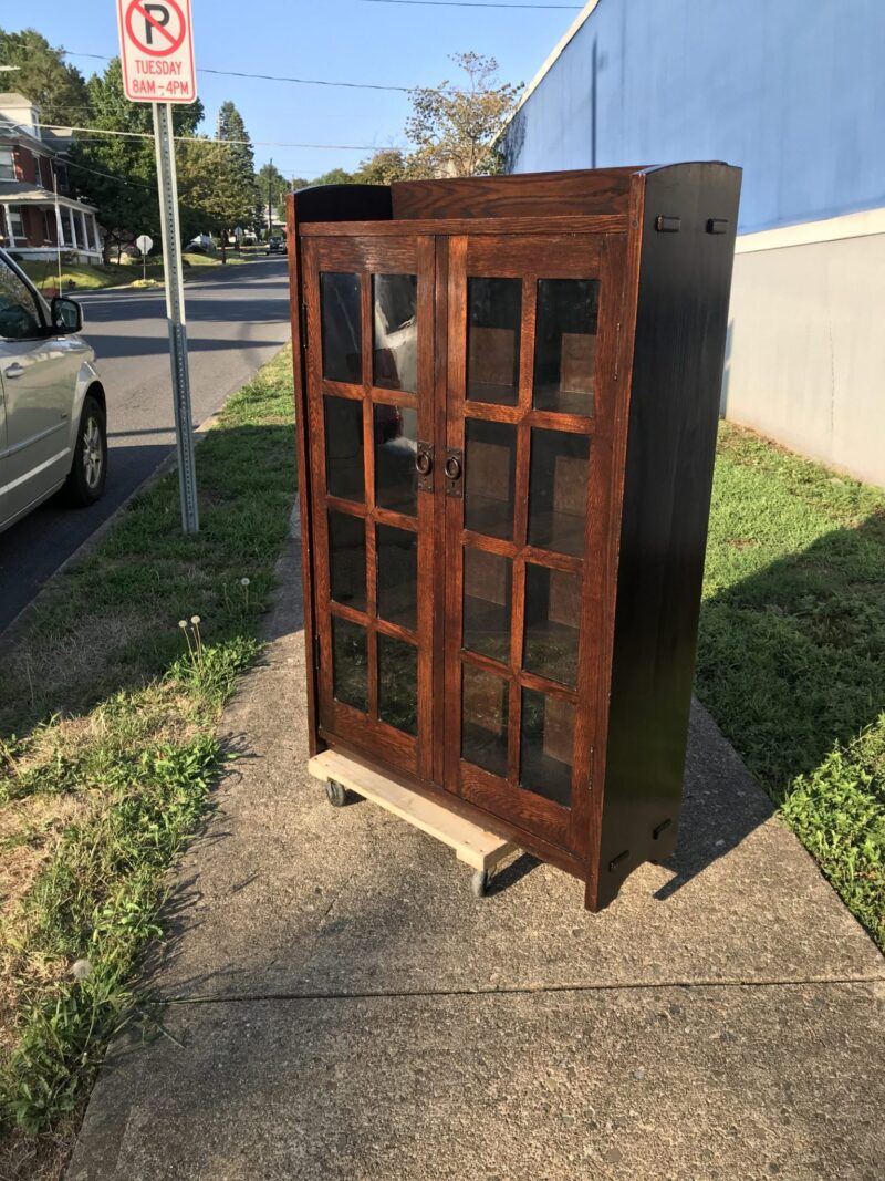 SUPERB Gustav Stickley Narrow Bookcase W6000 - Image 32
