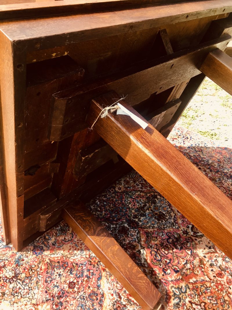 RARE Antique L&Jg Stickley Square Table W7157 - Image 14