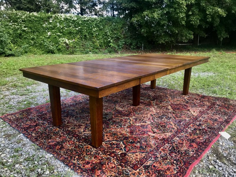 RARE Antique L&Jg Stickley Square Table W7157 - Image 2