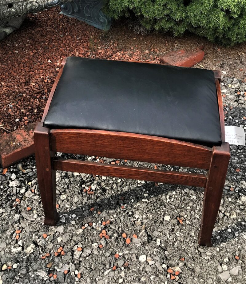 Charles Limbert Foot Stool, Marked and Numbered W7333 - Image 9