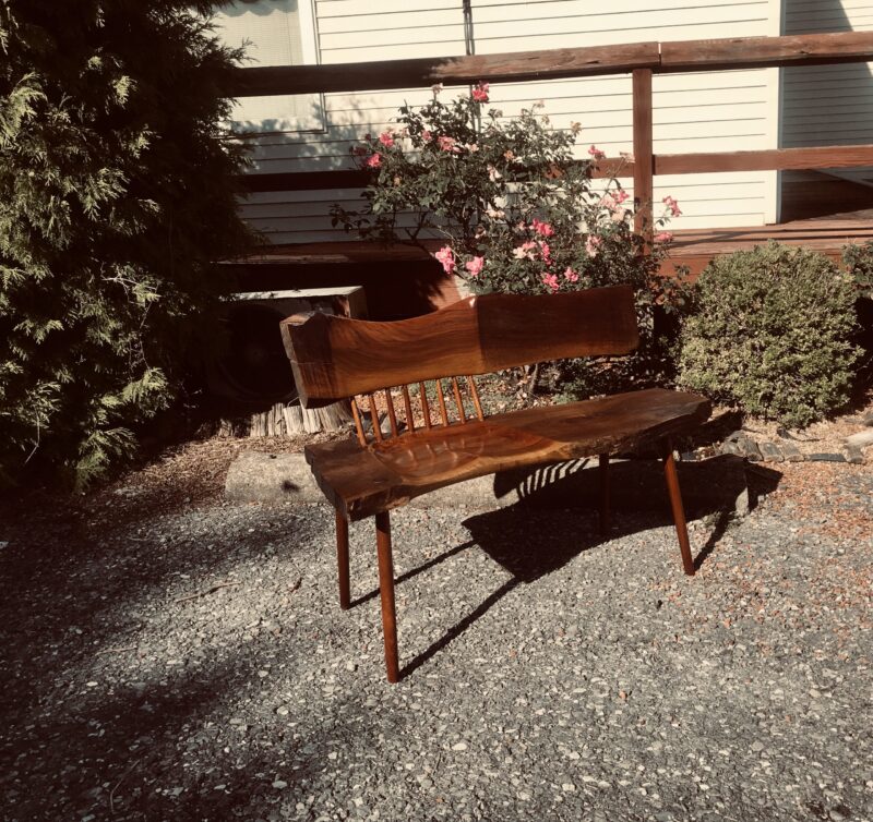 Mid-Century Modern Bench W7406 - Image 4