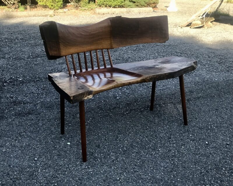 Mid-Century Modern Bench W7406 - Image 2