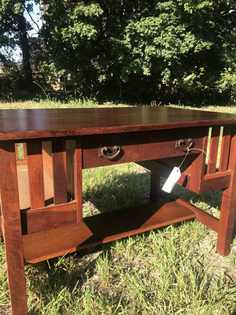 W7414 Gustav Stickley Desk/Library Table XXX SOLD