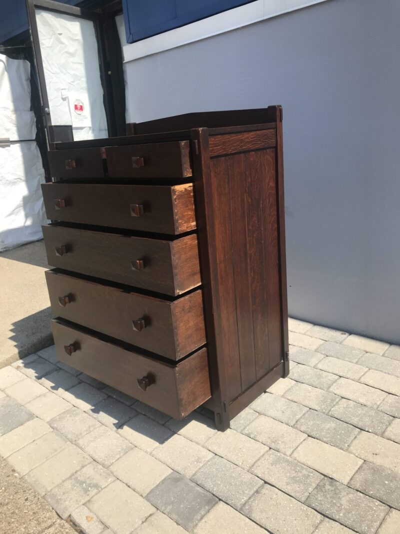 Antique IMPORTANT Gustav Stickley Chest of Drawers W7426 - Image 29