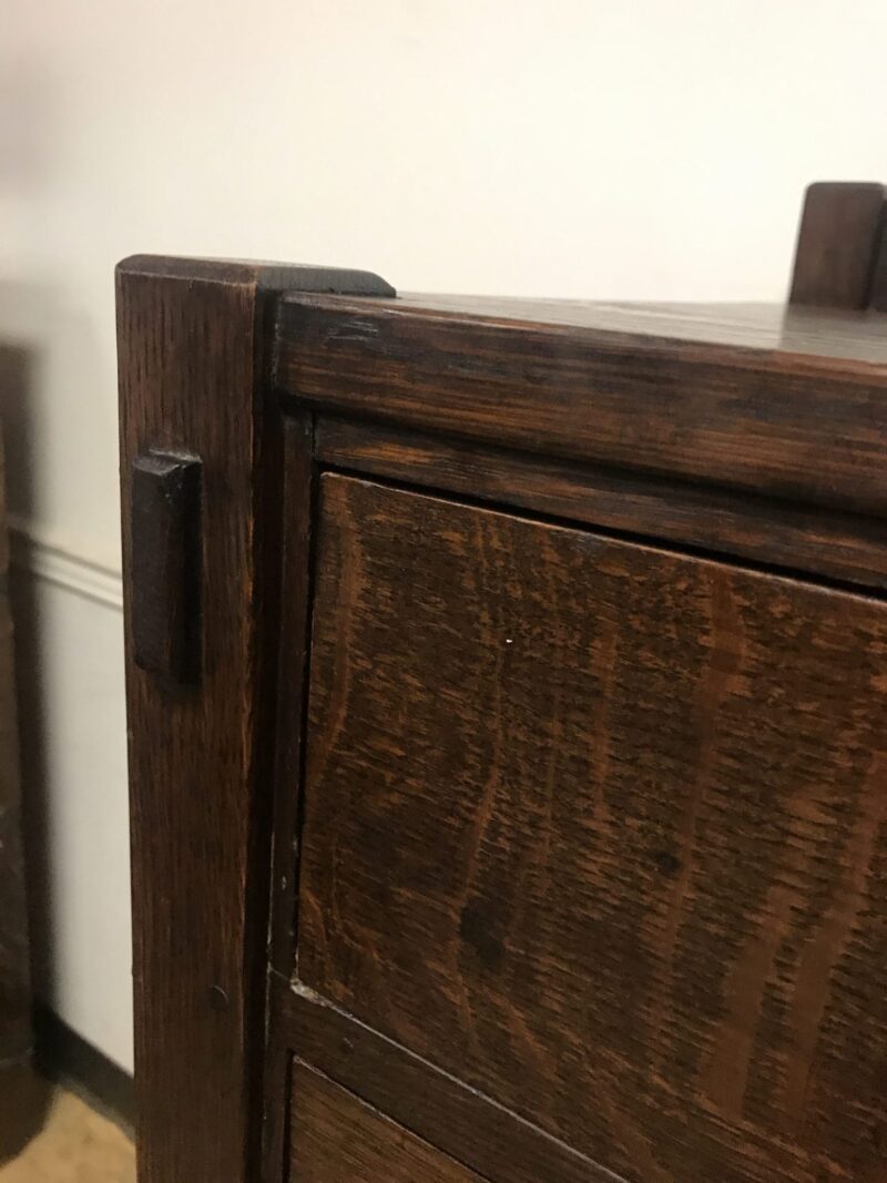 Antique IMPORTANT Gustav Stickley Chest of Drawers W7426 - Image 21