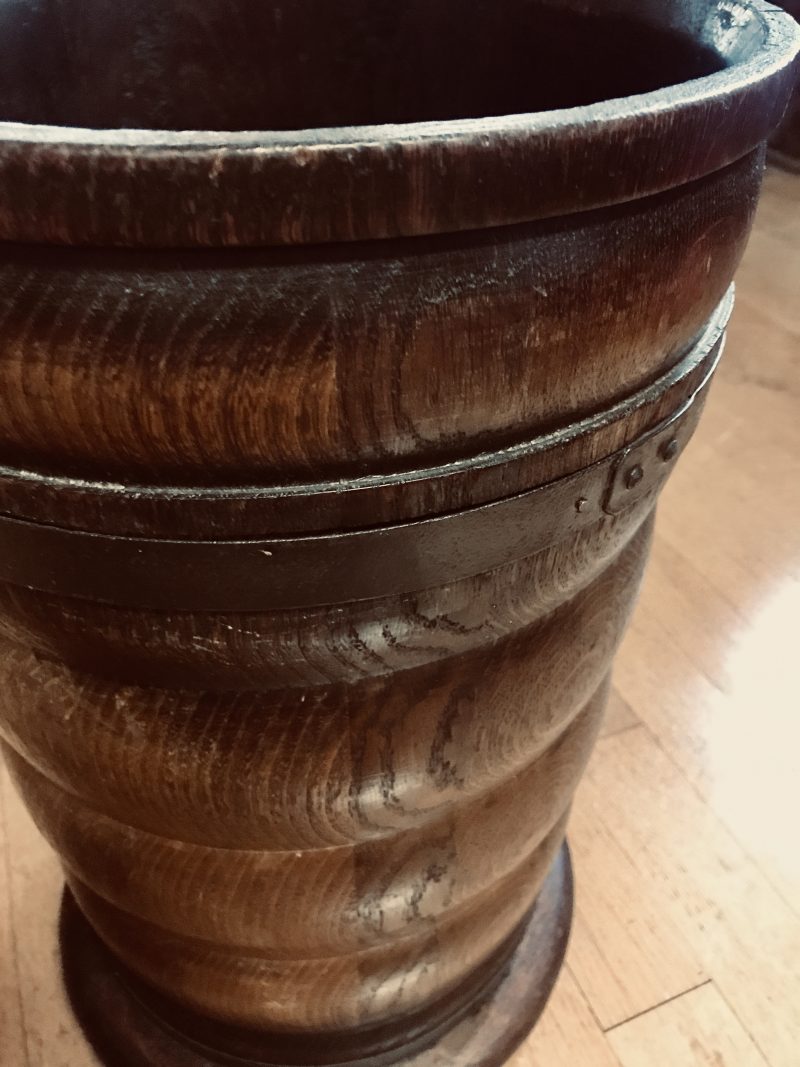 Antique Quarter Sawn Oak Umbrella Stand W7562