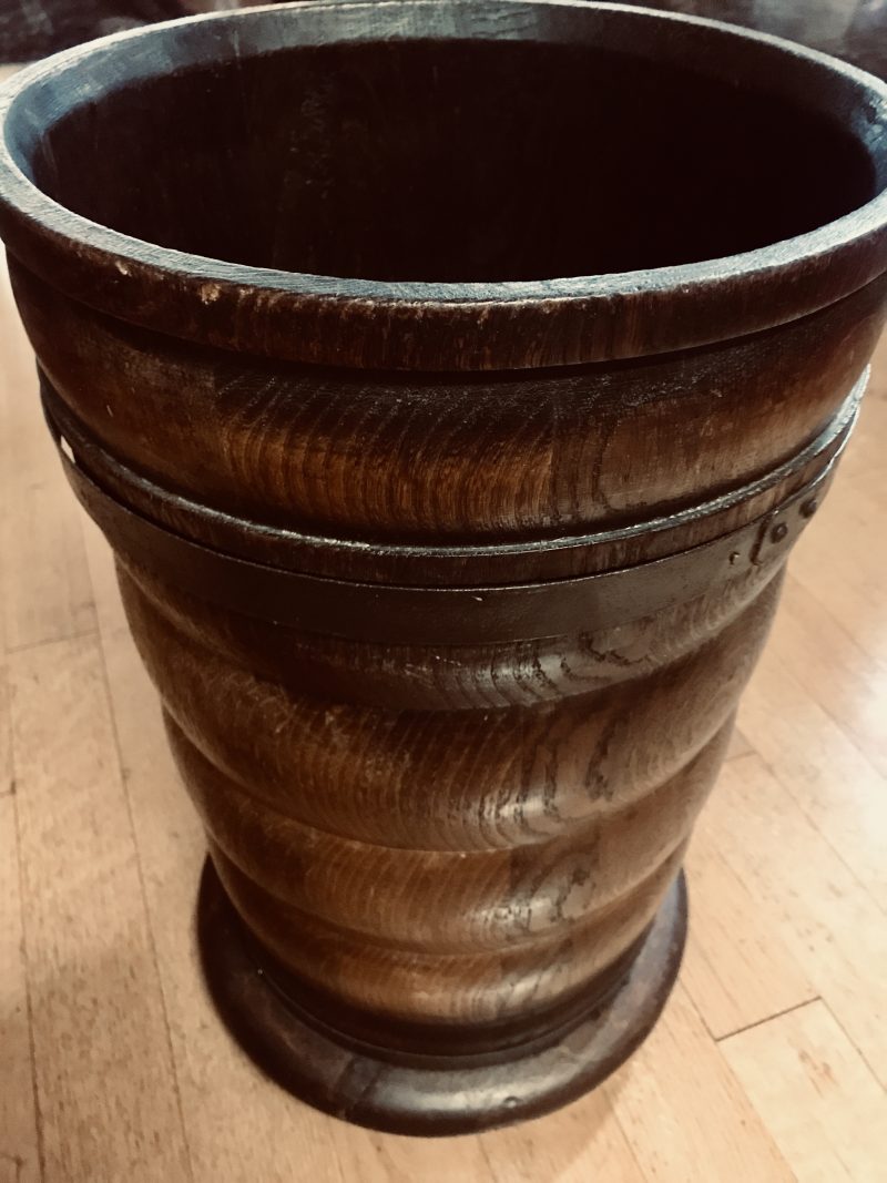 Antique Quarter Sawn Oak Umbrella Stand W7562 - Image 2