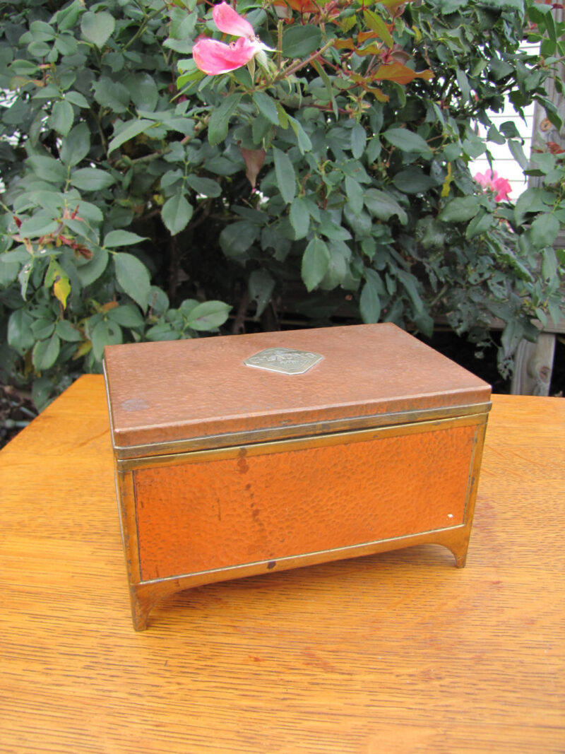 Rare GLADYS Arts and Crafts Humidor |  w2666 - Image 7