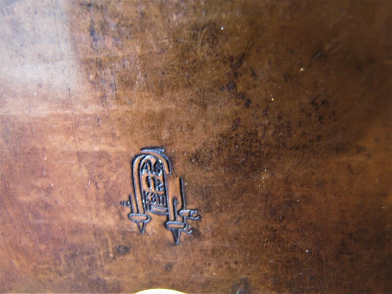 Superb & Rare Pair of Antique Gustav Stickley Hammered Copper Bookends w5250 - Image 3