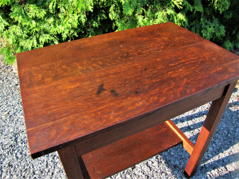 Antique Gustav Stickley Small Library Desk w5553 - Image 7