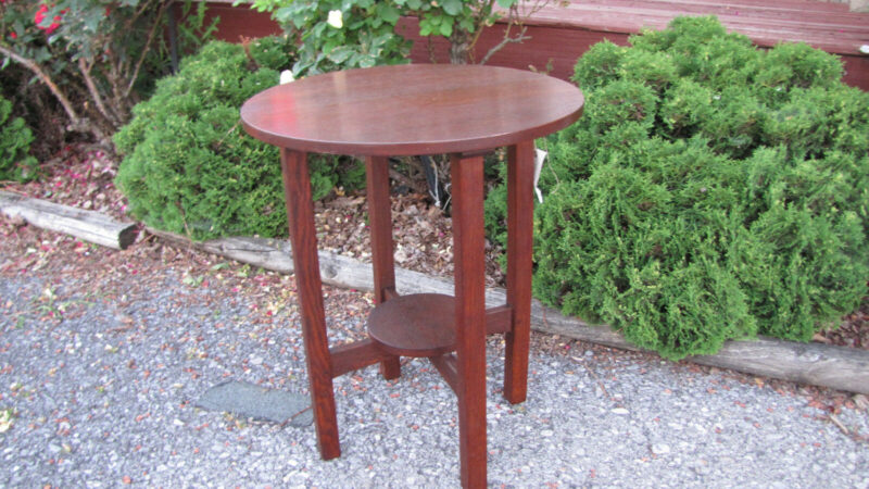 Antique L&jG Stickley Small Table or Stand. W4893 - Image 12
