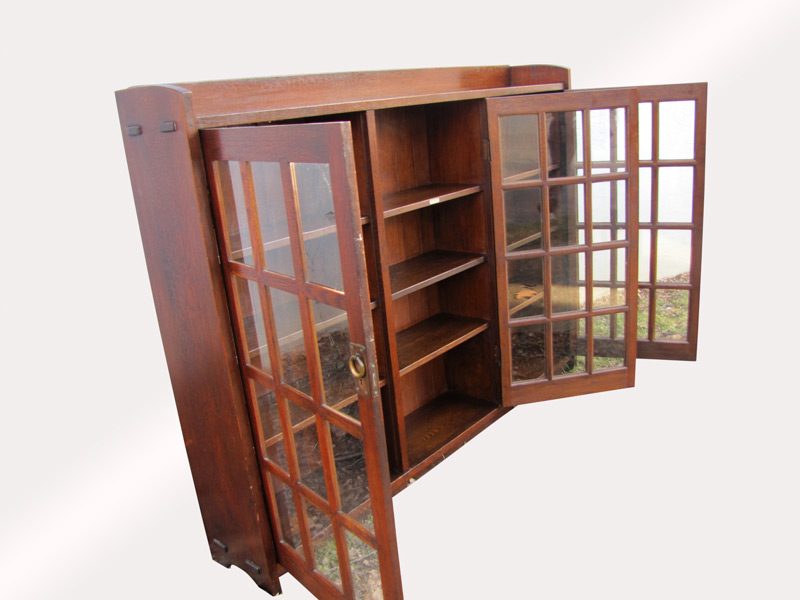 Superb Antique Three Door Early Gustav Stickley Bookcase w4139 - SOLD - Image 10