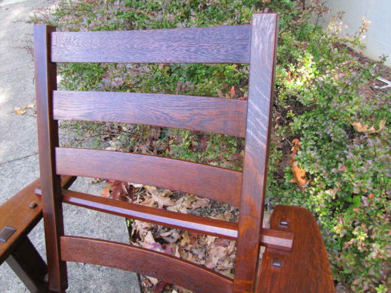 Superb Antique L&jG Stickley Paddle Arm Morris Chair w2511 - Image 5