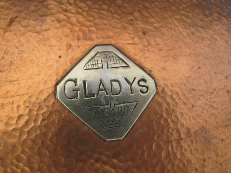 Rare GLADYS Arts and Crafts Humidor |  w2666 - Image 3