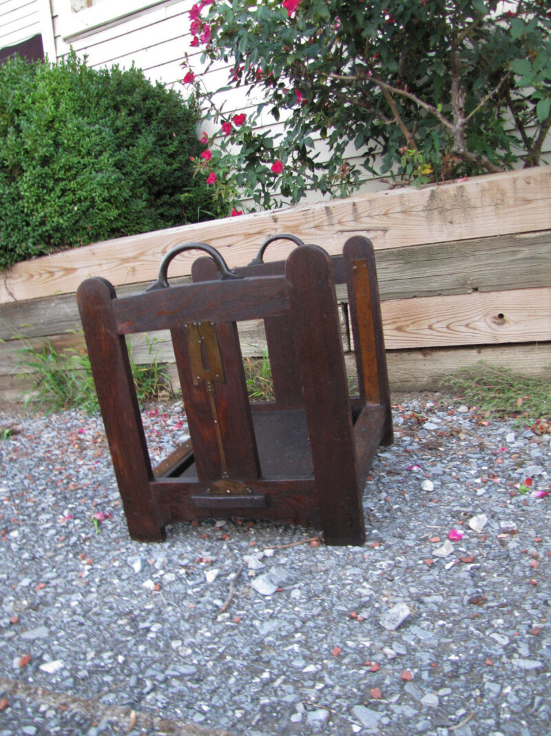 Antique Superb Rare Stickley Brothers Log Holder w5376 - Image 2