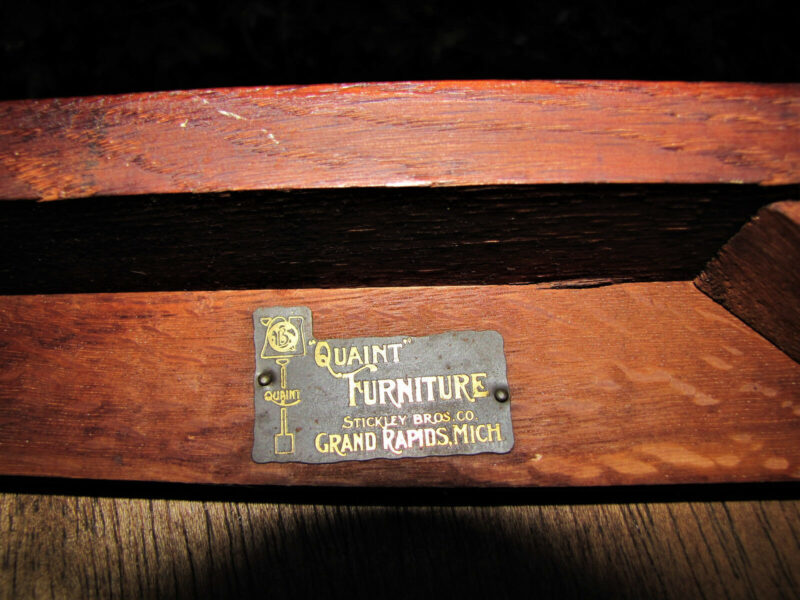 Superb & Rare Antique Pair of Stickley Brothers Side Chairs. W5414 - Image 12
