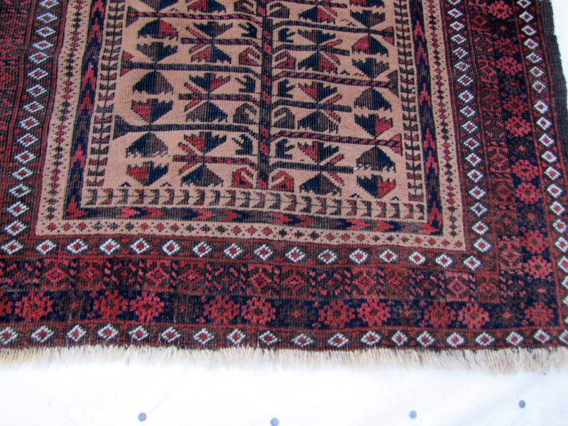 Vintage Persian Baluch Oriental Rug. RR2982 - Image 5