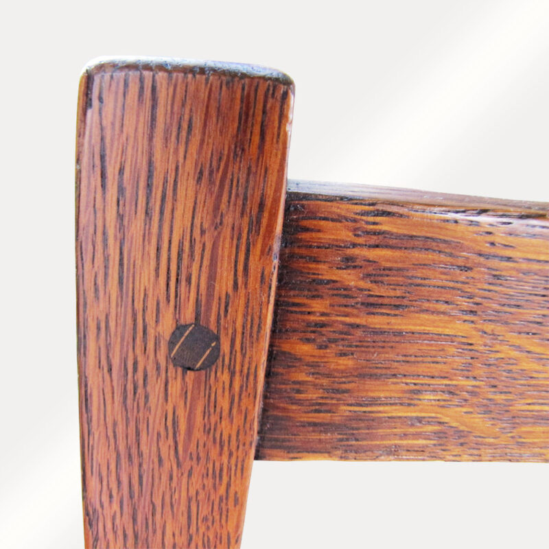 Superb Rare Pair of GUSTAV STICKLEY High Back Spindle Chairs (F831 & F6595) - Image 19