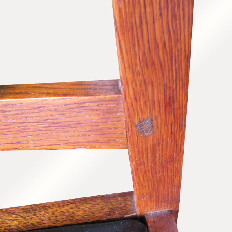 Superb Rare Pair of GUSTAV STICKLEY High Back Spindle Chairs (F831 & F6595) - Image 20