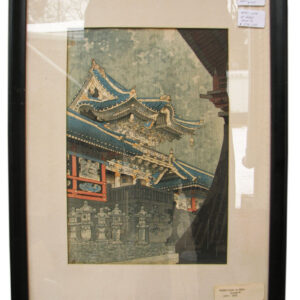 Arts & Crafts  Woodblock Print F9680