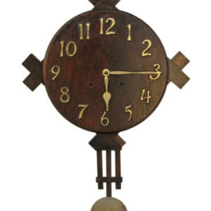 Arts & Crafts Wall Clock F9986