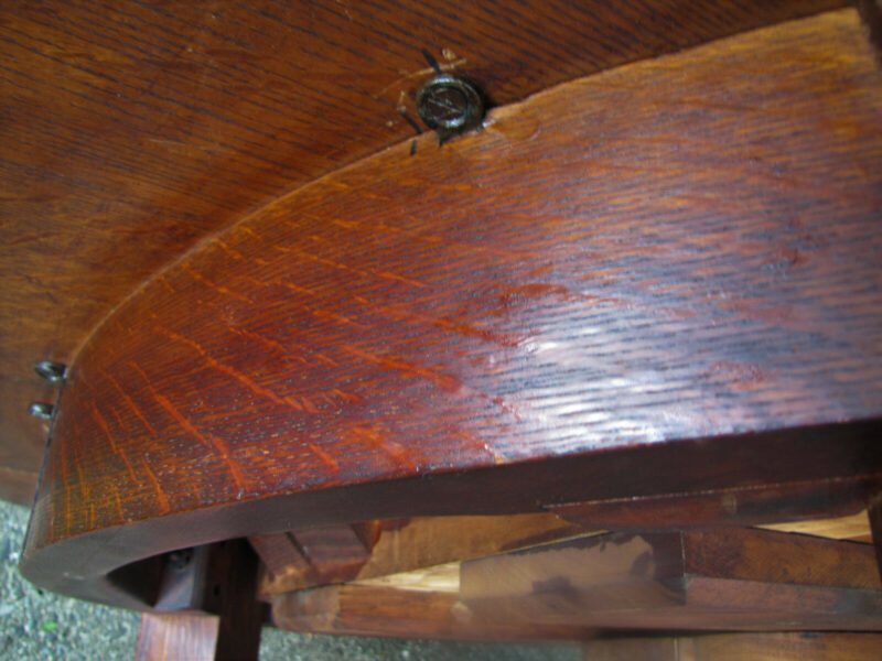 Antique Gustav Stickley Heavy Duty Arts & Crafts Dining Table. W5325 - Image 5