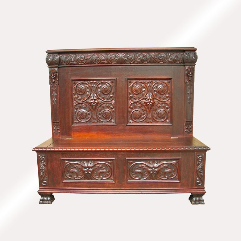 Victorian Hall Seat by R. J. Horner circa 1890 FF160 - Image 2