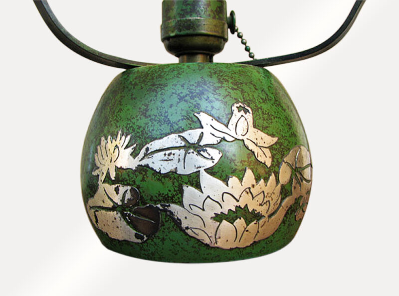 Superb  Antique  Heintz  Table  Lamp  ff483 - Image 5